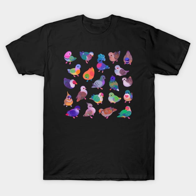 Wild pigeon T-Shirt by pikaole